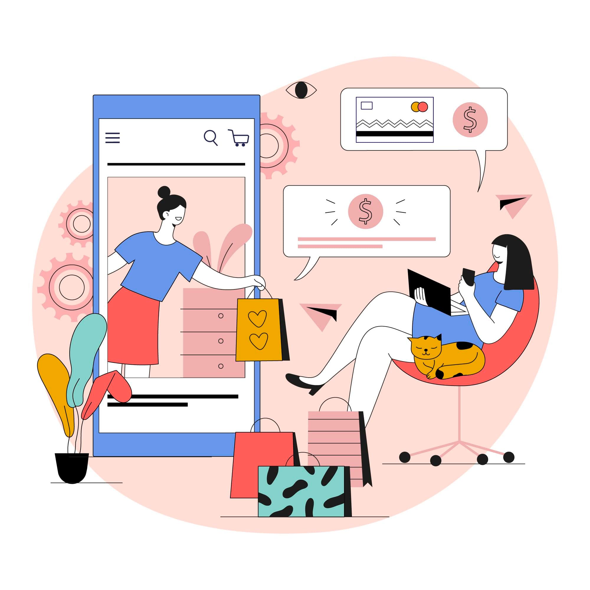 Representational image for AI in e-commerce and virtual shopping assistants
