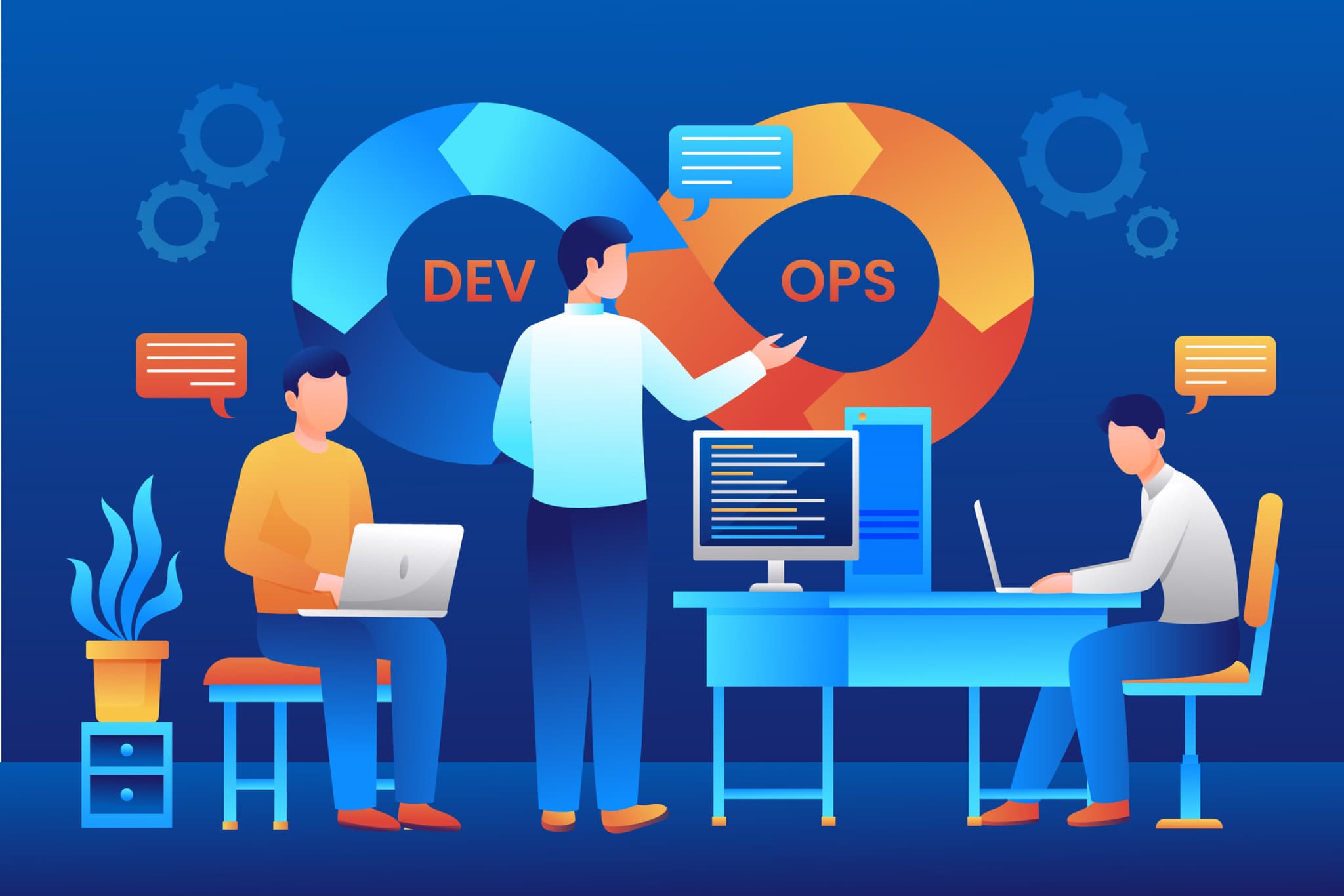 Representational image for the blog on DevOps as a Service.