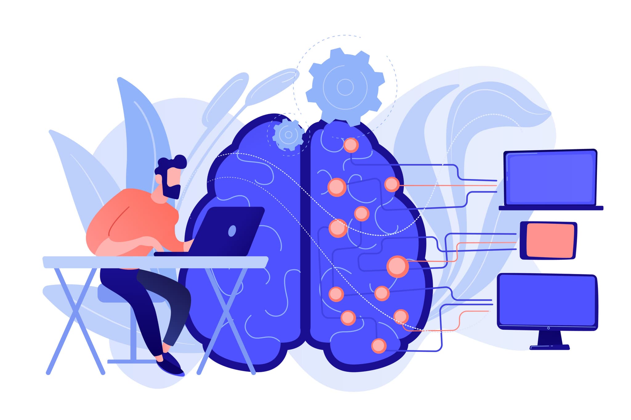 Representational image for deep learning and machine learning blog.